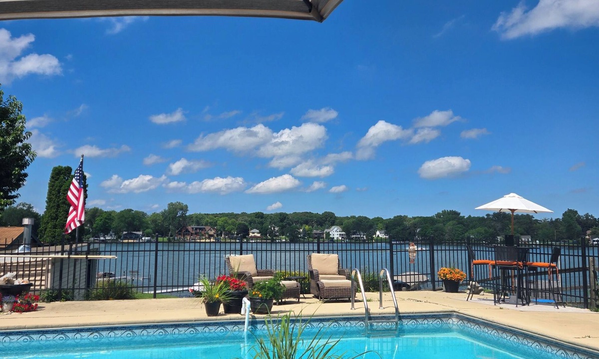 Lake Shangrila House | Lakefront home with in-ground pool and lake access -3 bedrooms