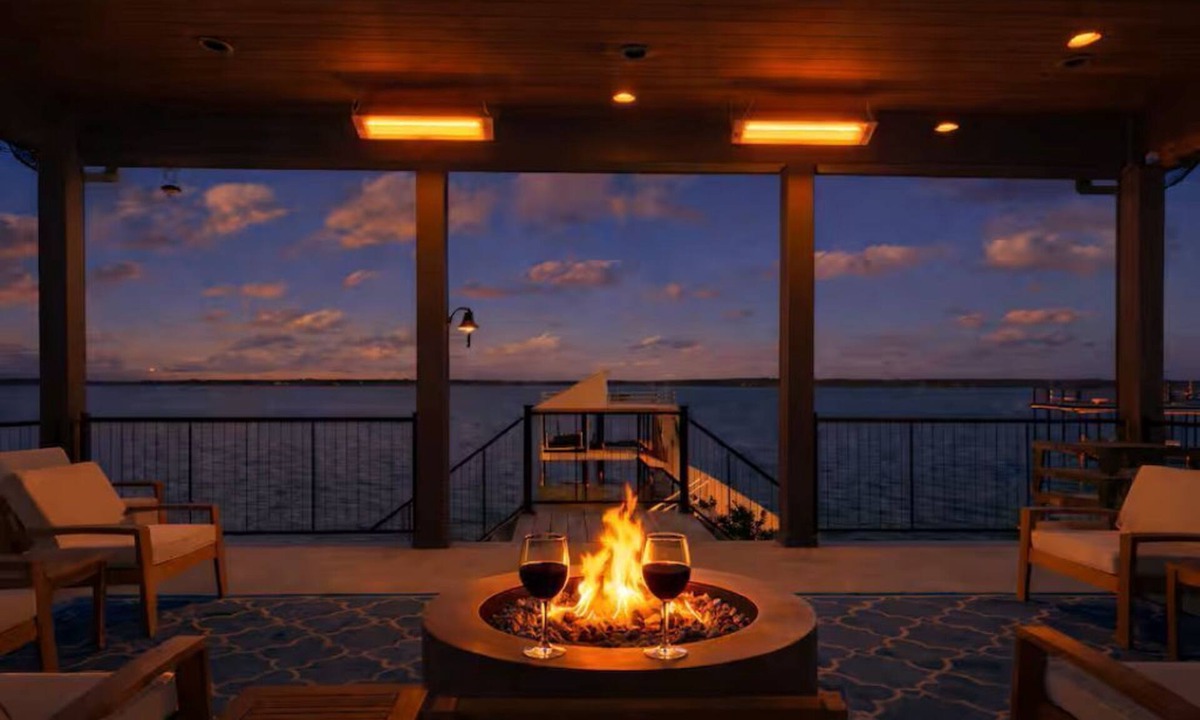 Tool House | Lakefront Home with Private Infinity Pool I Hot tub I Fishing Dock