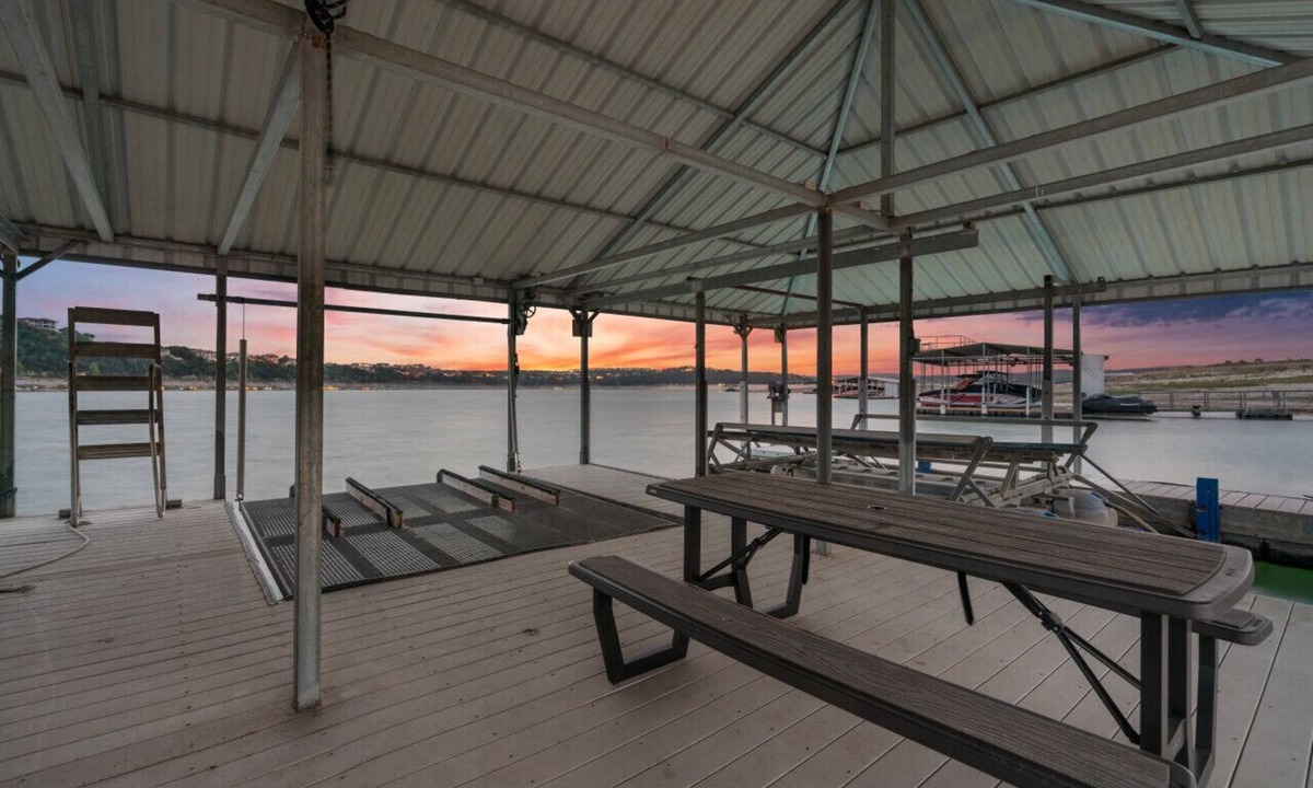 Point Venture House | Lakefront Home with Captained Part Boat, Private Dock, Beach, Game-room