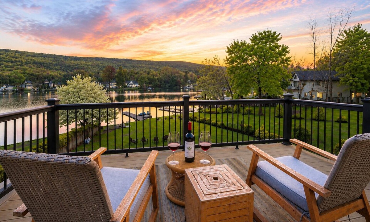 Greenwood Lake House | Lakefront | Hot Tub Game Room Sleeps 10