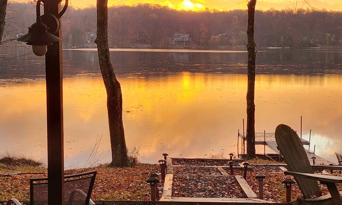 Gouldsboro House | Lakefront * Hot Tub * Canoes * Game Room * Wood FP