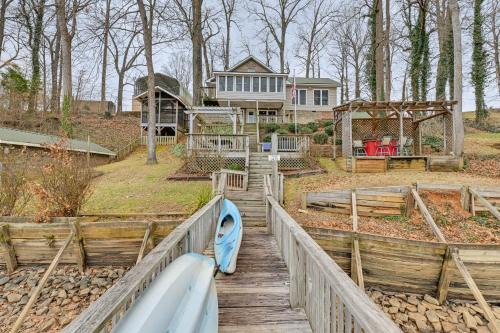 Southmont House | Lakefront, Hot tub, Theater Game w/Private Dock