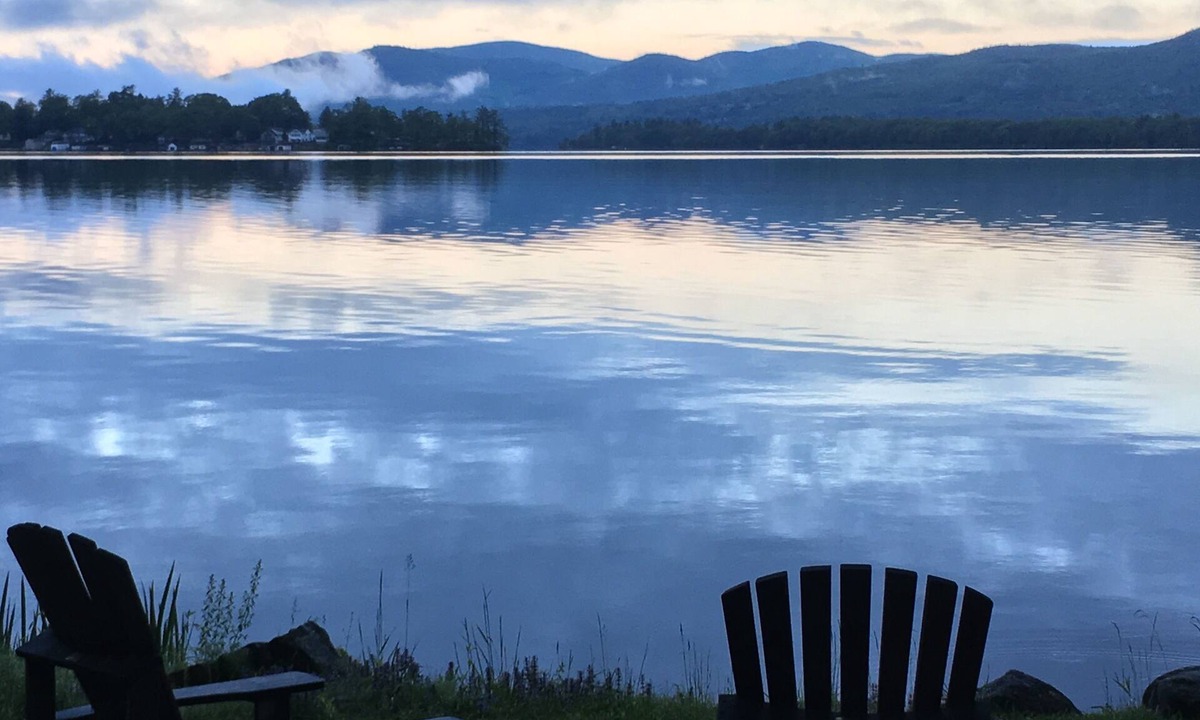 Kattskill Bay House | Lakefront House & Cottage ~ walk-in beach, hammock, canoe, kayaks and sunsets