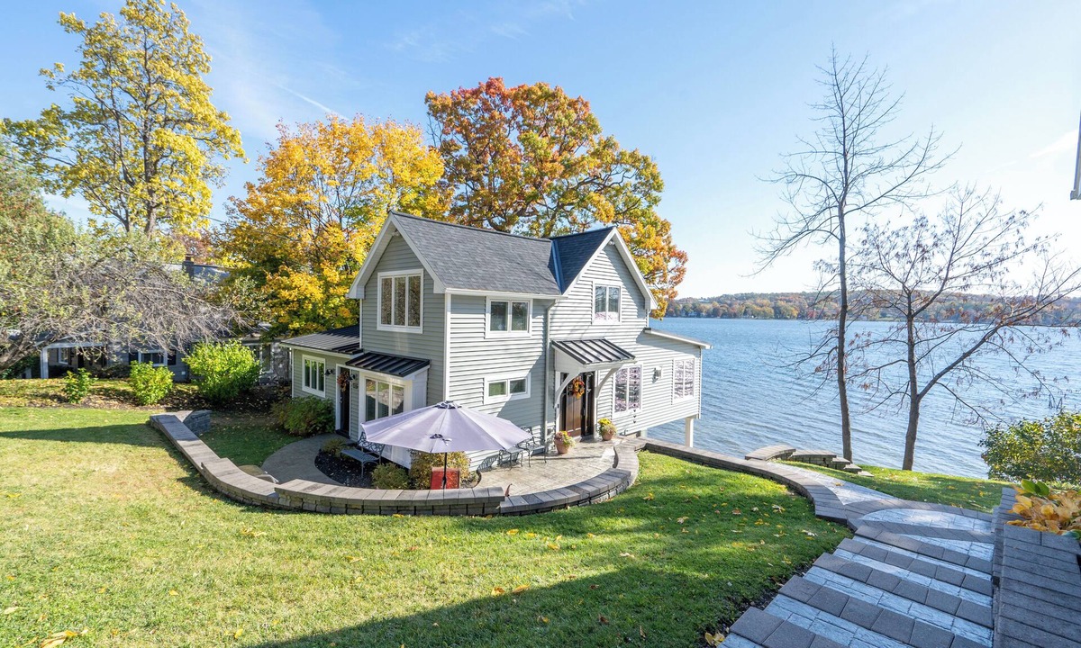 Geneseo House | Lakefront Luxury with Cottage Charm
