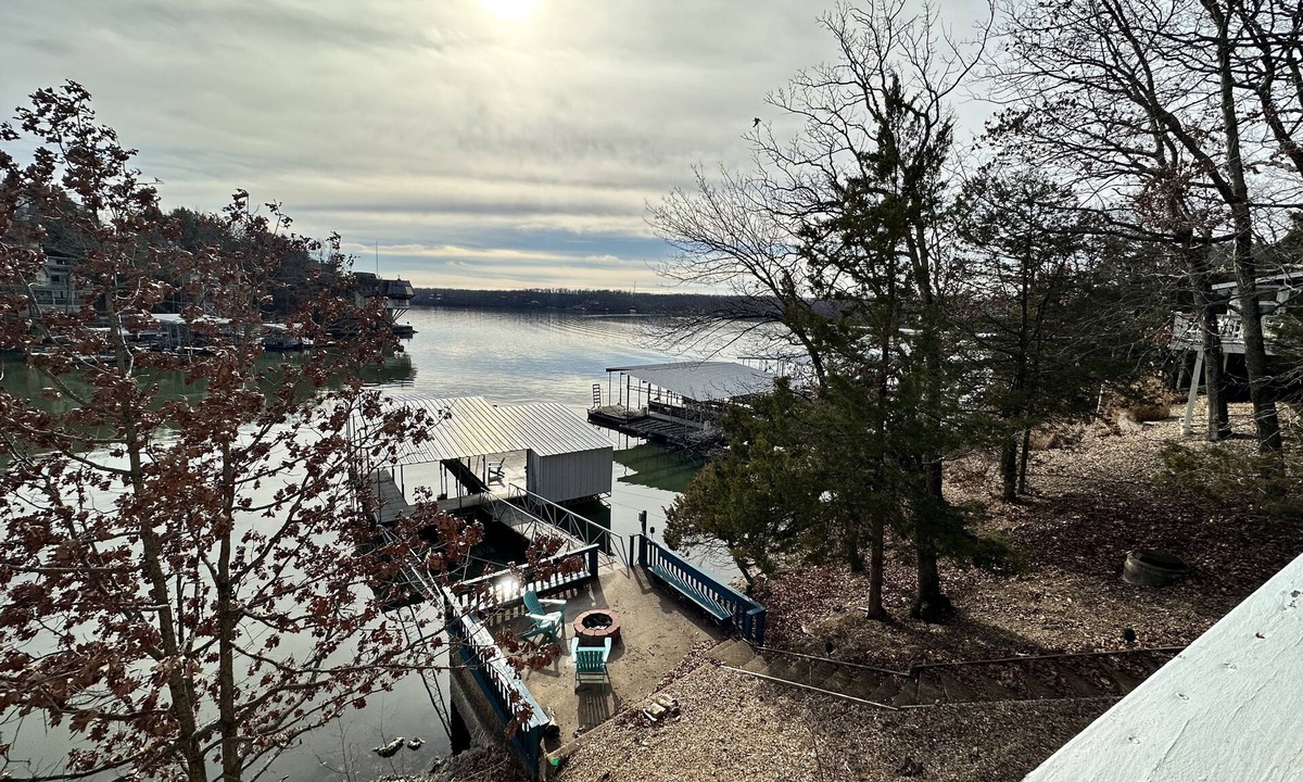 Osage Beach House | Lakefront Margaritaville- Private Dock, 2 Decks, Firepit, Main Channel View