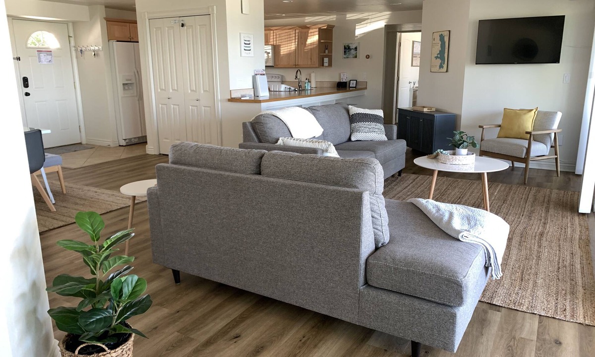 Polson Condo | Lakefront Oasis - Lakefront w/Views, Private Shared Dock, Wrap Around Deck