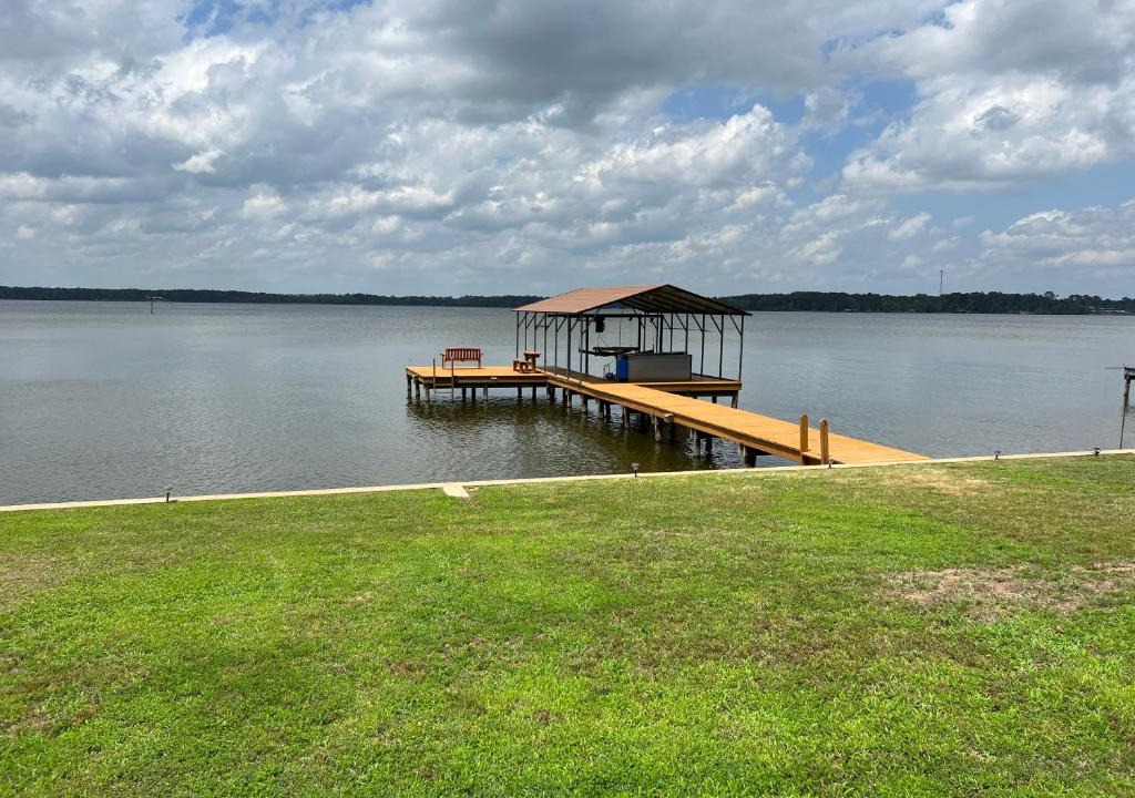 Larue House | Lakefront Oasis with Private Boat Dock on Lake Palestine