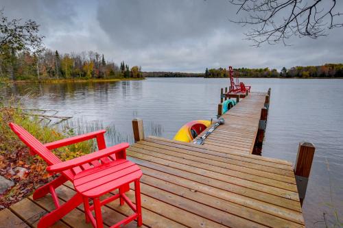 Presque Isle House | Lakefront Presque Isle Cabin w/Private Dock