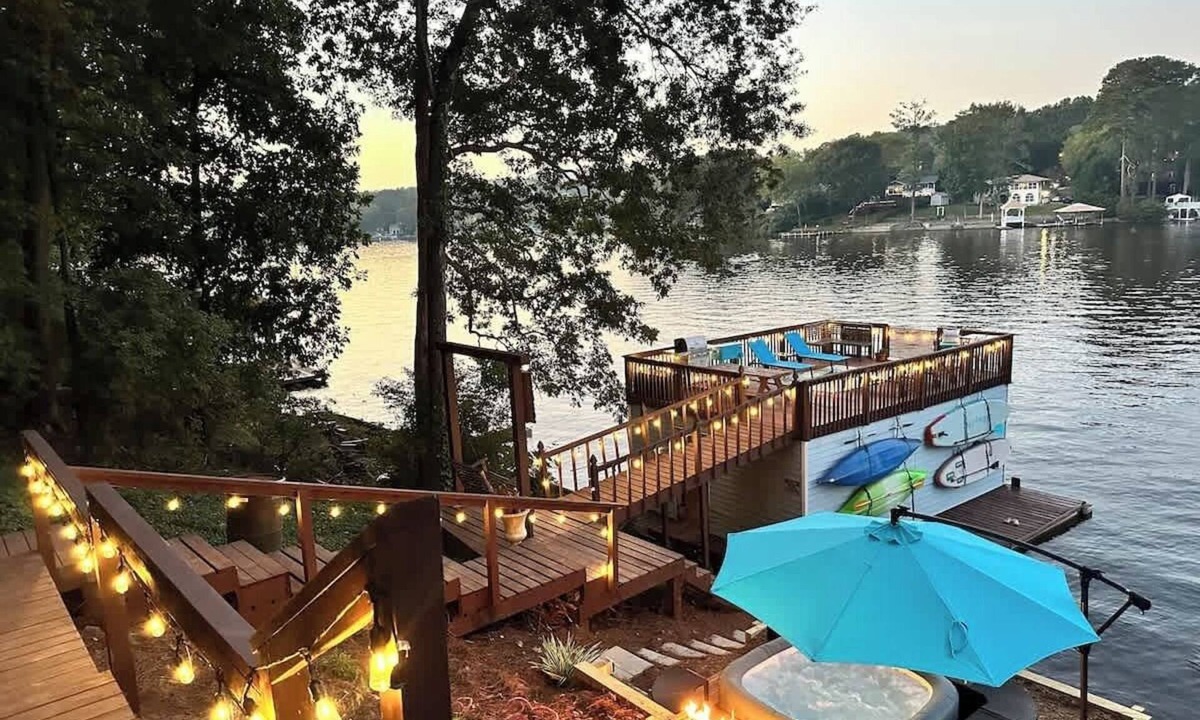 Snellville House | Lakefront Retreat with Luxury Touch