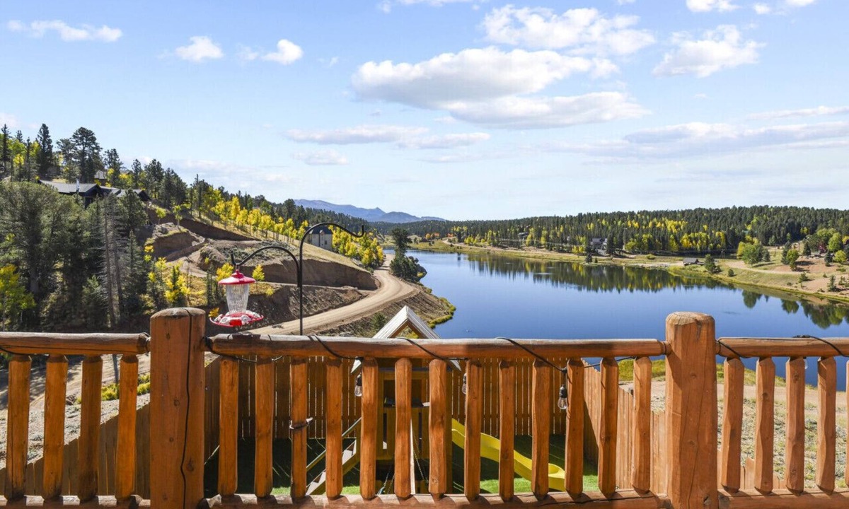 Spring Valley Cabin | Lakefront w Pikes Peak views HOT TUB