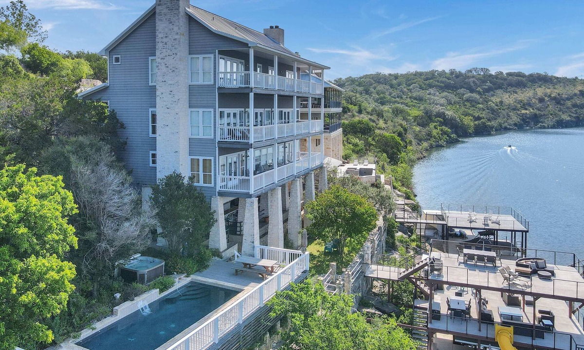 Marble Falls House | Lakeside Cliff Retreat | Concierge Services | Pool | Hot Tub