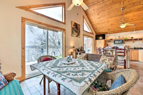 Delton House | Lakeside Cottage Escape with Private Dock & Deck!