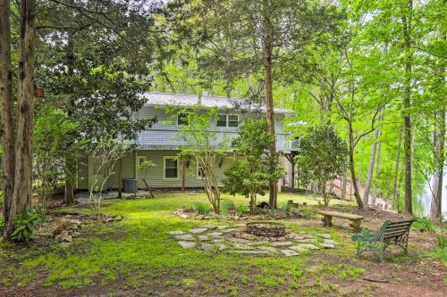 Lake Secession House | Lakeside Haven with Private Dock Fish and Swim!