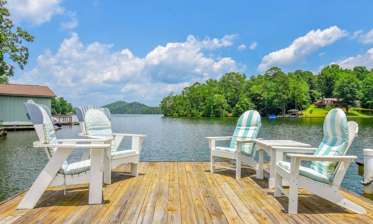 Dadeville House | Lakeside Luxury: Home with Panoramic Views and