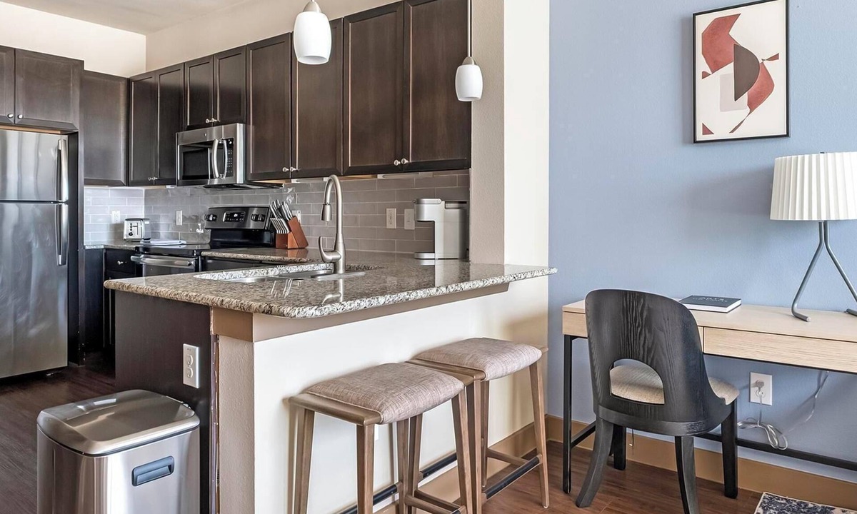 Barker Apartment | Landing | Beautiful 1BD, Gym, Pool