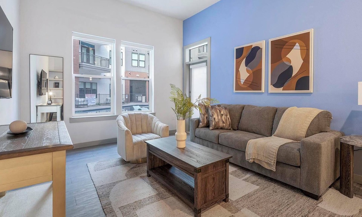MLK Apartment | Landing | Beautiful 1BD, Game Room, Gym