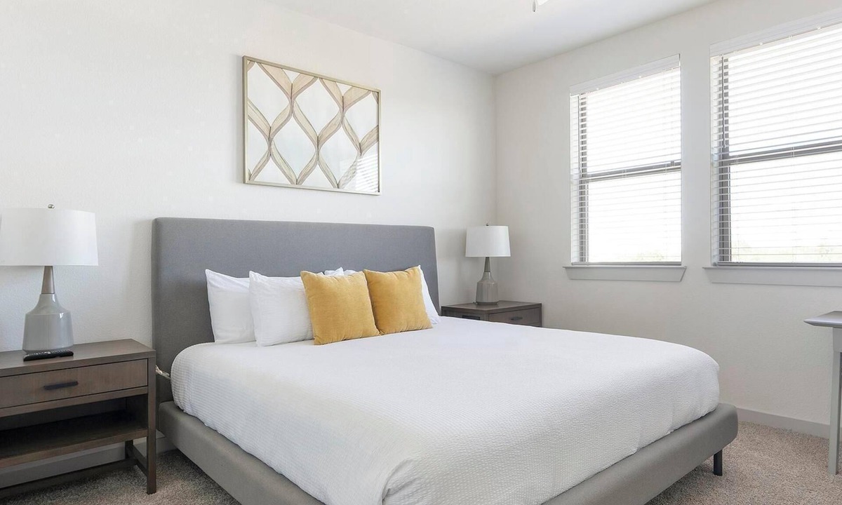 Lower Basin Lake Travis Apartment | Landing | Chic 1BD, Gym, Pool