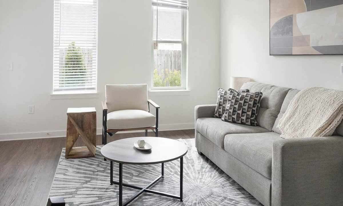 East Raleigh Apartment | Landing | Chic 2BD, Clubhouse, Yoga Studio