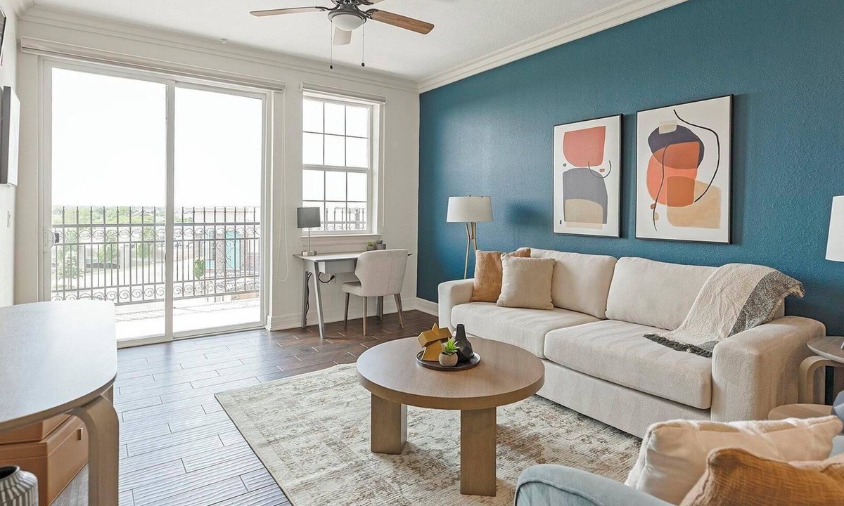 Overland Park Apartment | Landing | Modern 1BD, Pool, Gym
