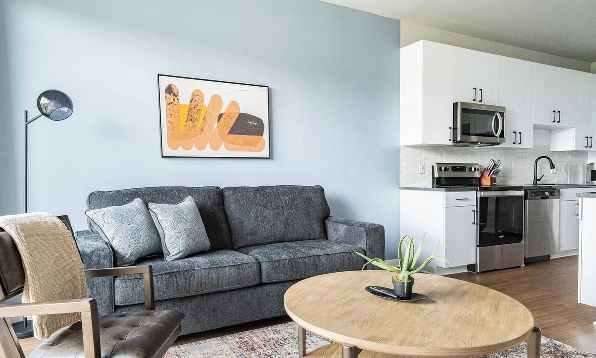 North Kansas City Apartment | Landing | Modern 1BD, Gym, Yoga Studio