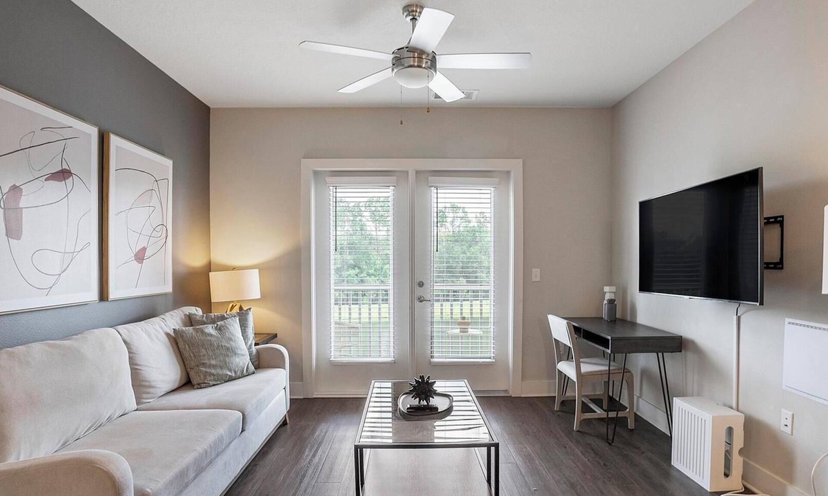 Wetmore Apartment | Landing | Modern 1BD, Gym, Yoga Studio