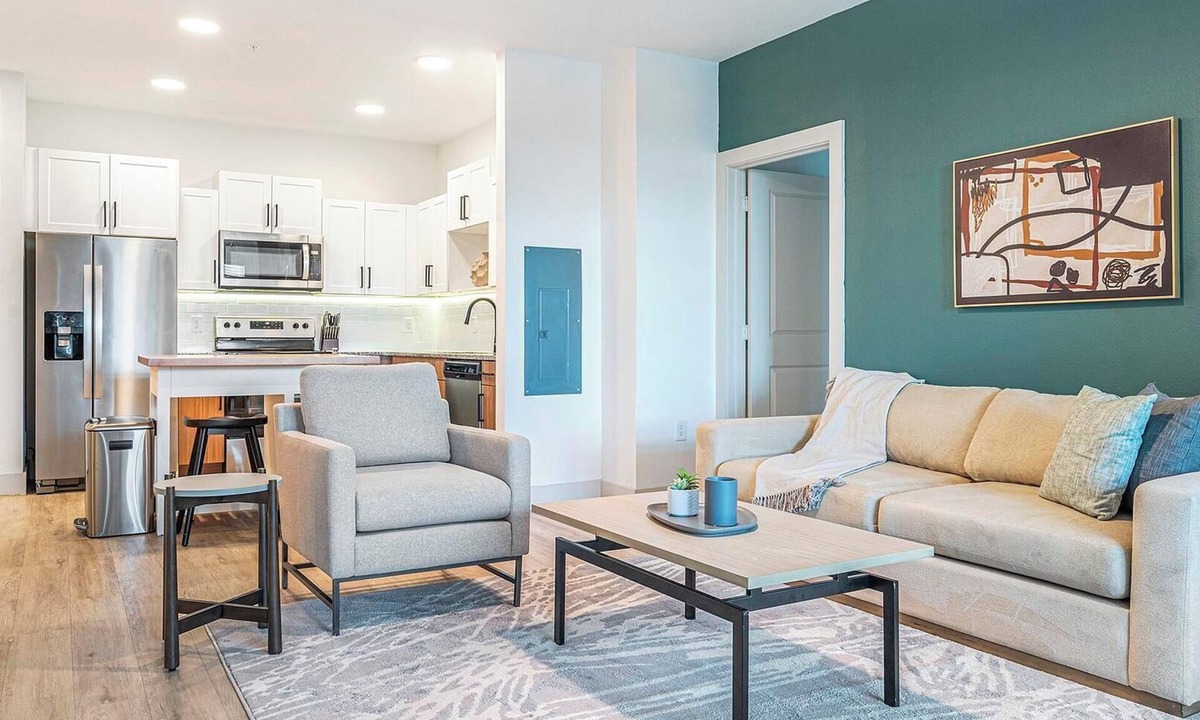 Sanford Apartment | Landing | Modern 2BD, Courtyard, Gym
