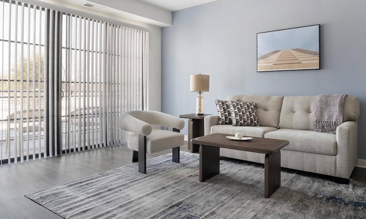 Schaumburg Apartment | Landing | Modern 2BD, Yoga Studio, Clubhouse