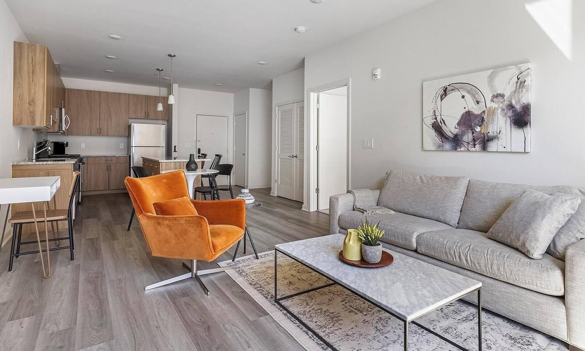 Carteret Apartment | Landing | Stunning 1BD, Courtyard, Gym