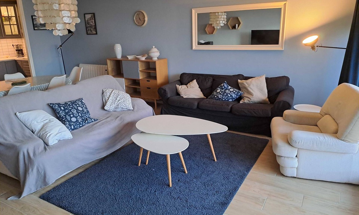 Le Touquet-Paris-Plage Apartment | Large apartment with sea view