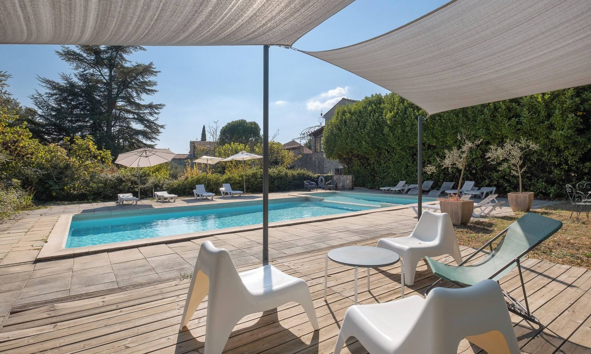 Labastide-de-Virac Other | Large authentic house with swimming pool and tennis court, ideal for families and friends
