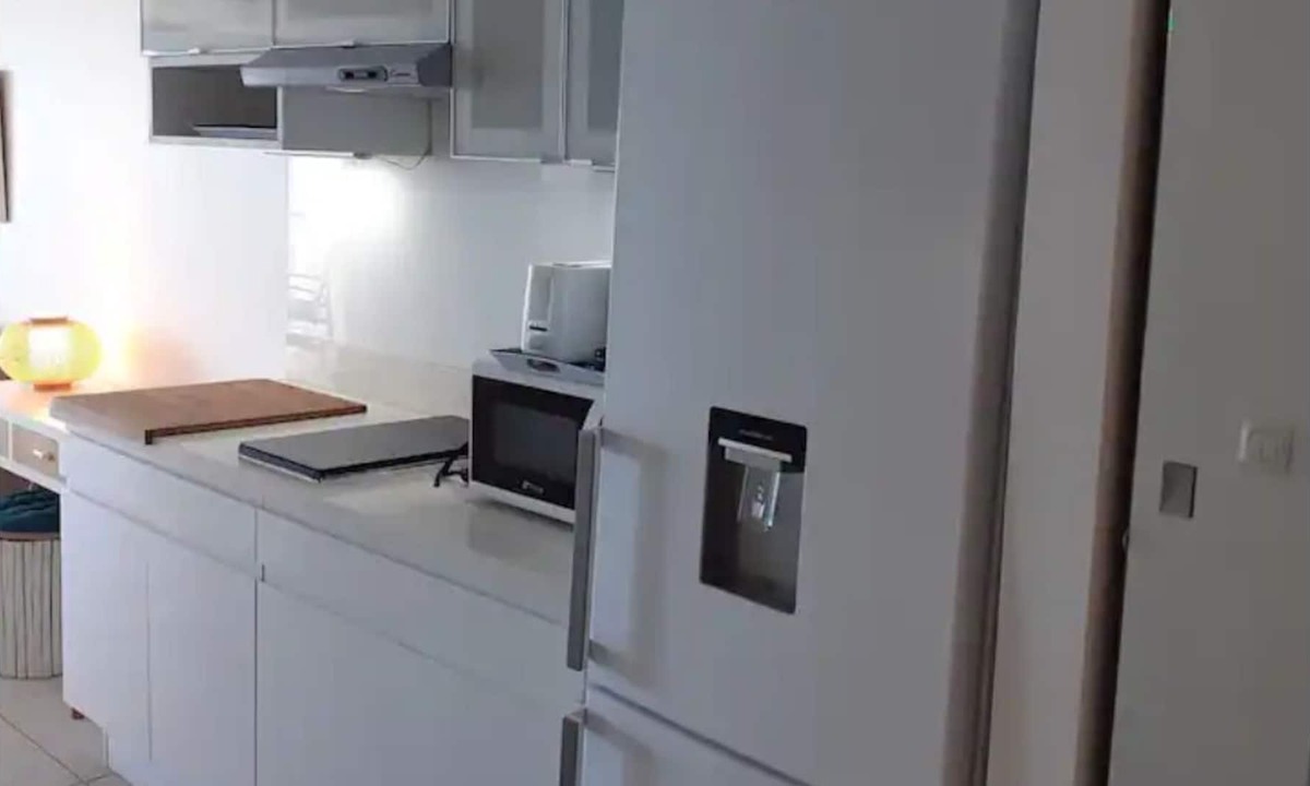 Marigot Condo | Large "Blue Sunset" studio sea and beach