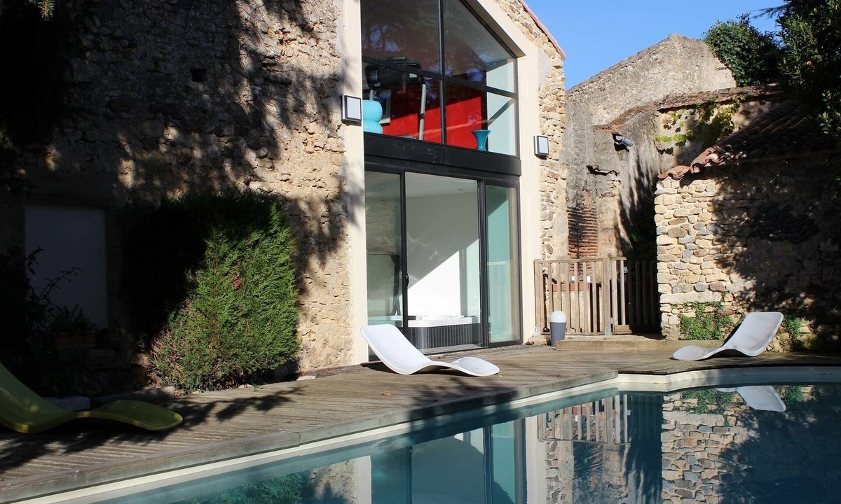 Saint-Loup-Lamaire Cottage | Large charming house with private pool, spa, sauna, hammam, gym