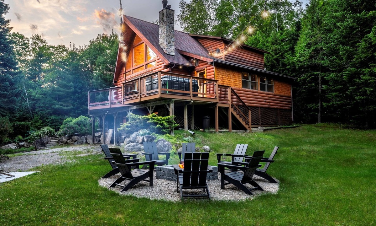 Sunday River Area Cabin | Large Group Private Escape HotTub FirePit 2 Game Rooms