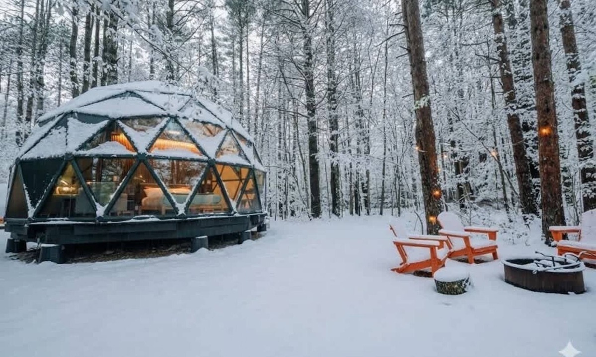 Freeport Cabin | Large, luxurious geodesic dome - 09