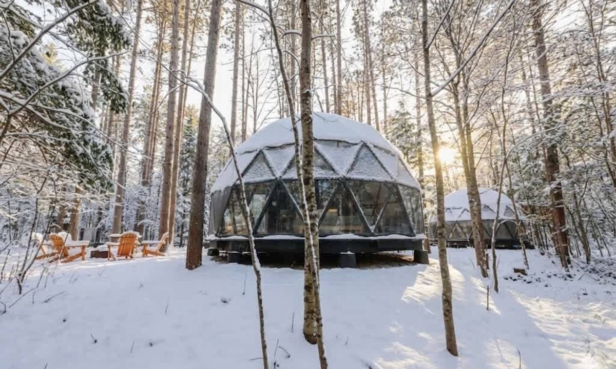 Freeport Cabin | Large, luxurious geodesic dome - 02