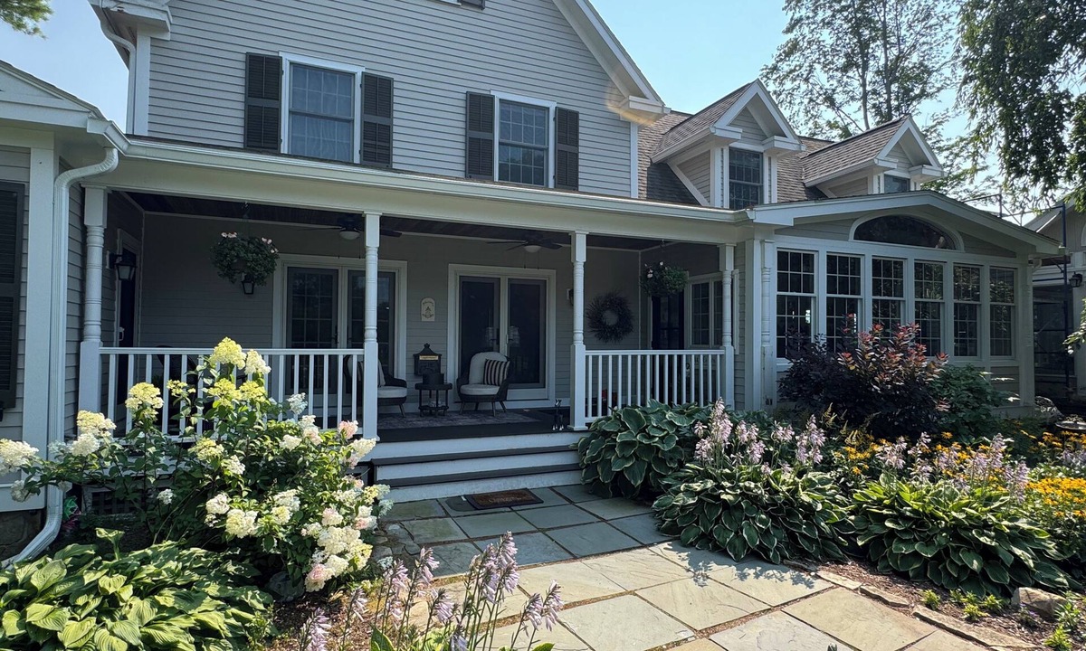 Pittsfield House | Large open floor plan. Private yet close to everything. Lovely meadow views