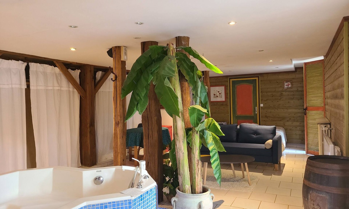 Saint-Leonard-de-Noblat Apartment | Large studio with private Jacuzzi