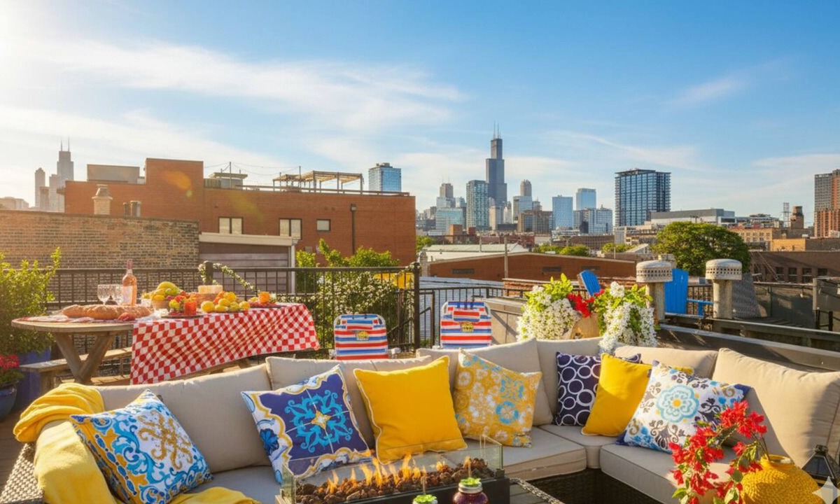 West Town House | Last-Minute Chicago home with Rooftop Views +Private HOT TUB -Garage-Sleeps 12