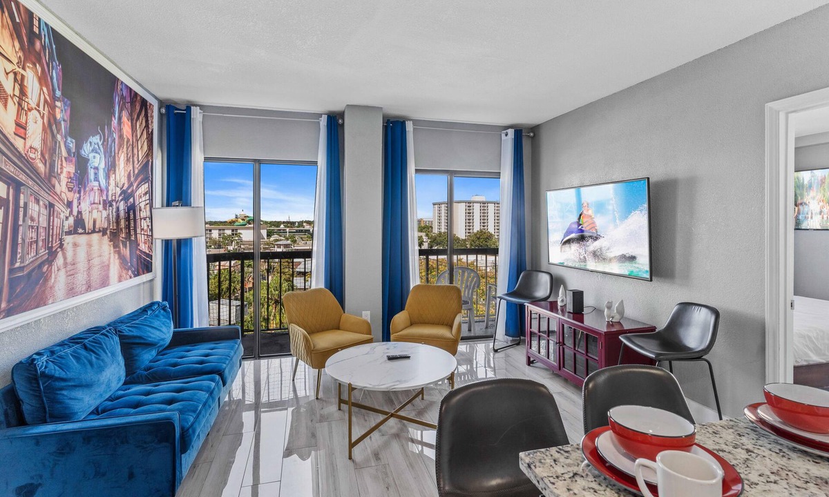 Southwest Orlando Apartment | Last Minute Disney Getaway! Luxury Condo with Private Balcony. Book Now! #108491