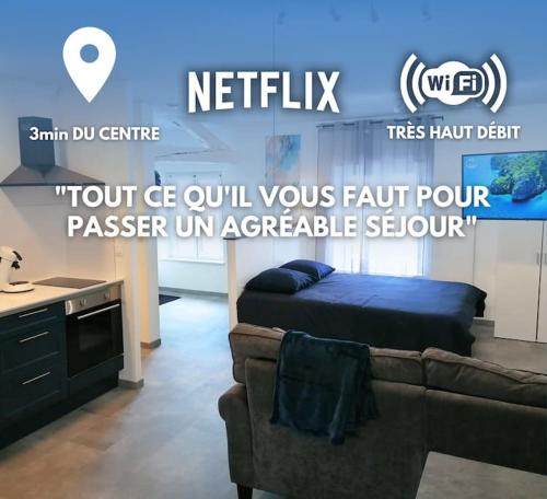 Vitry-le-Francois Apartment | LaSweetHouseBleutée Tout confort