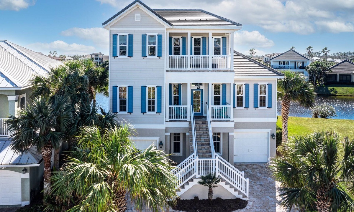 Palm Coast House | Latitude Adjustment in Cinnamon Beach! Private Heated Pool! Ocean Views!