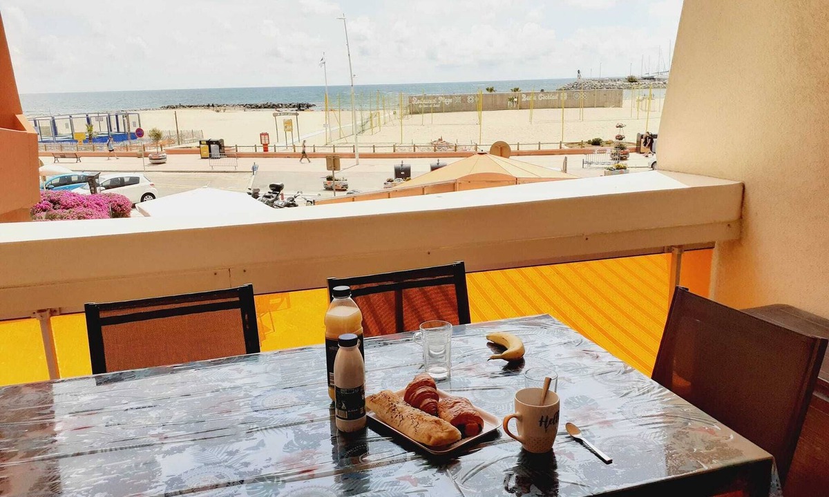 Palavas-les-Flots Apartment | Latte Mer Studio Cabine Climatisé Front de mer