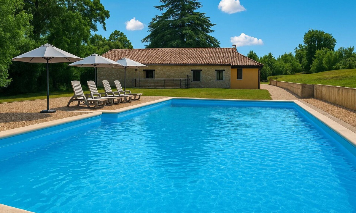 Roumagne Cottage | Lavanda House: Large Gite 7 Pers, Swimming Pool, Leisure & Kitchen Pro.