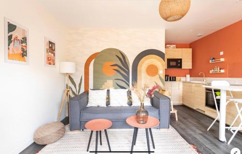 Gare-Jouvenet Apartment | Le 102, Maison avec Terrasse et parking Gare de ROUEN