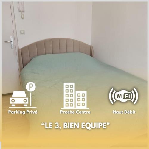 Chateauroux Apartment | LE 3, wifi, parking, centre