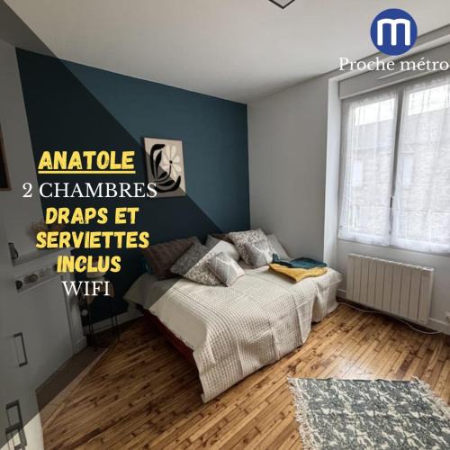 Nord-Saint-Martin Apartment | Le Anatole - Appart cosy, métro à proximité