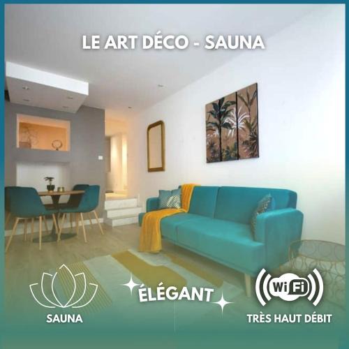 Montargis Apartment | Le Art Déco - Sauna - Centre Ville
