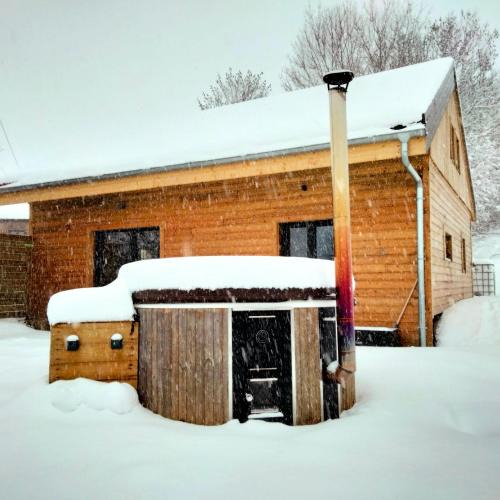 Fort-du-Plasne Ski Chalet | Le bain nordique du lynx boréal
