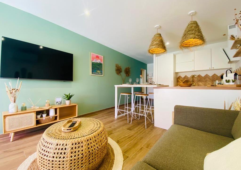 Le Couchant Apartment | LE BALI, Exceptionnel P3 avec piscine à 2 min des plages , parking, wifi et climatisation