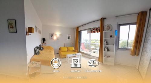 Domaine du Bois Apartment | Le Belvédère - Studio Lumineux - Vue & Terrasse